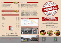 Menu / carte de Memo`s Kebap & Pizza - Frisch, Lecker, Fabelhaft. à Gottmadingen
