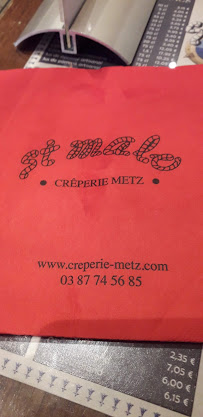 Crêperie Le Saint Malo à Metz menu