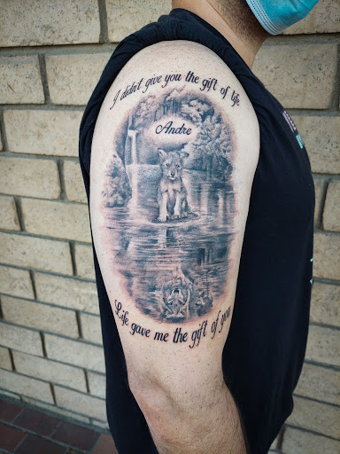 Explore mens western tattoo ideas, creative tattoo ideas in Los Alamitos, available at Mr. Inkwells Classy Tattoos