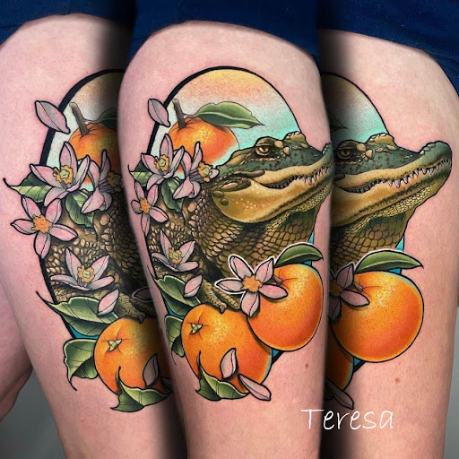 Find chrysanthemum tattoo ideas for your next unique tattoo in Sanford at Venom Ink Tattoo