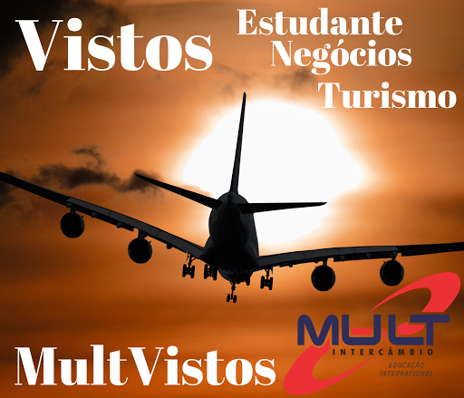 Logo da empresa - Multintercambio Londrina - Intercâmbio e Vistos Estados Unidos e Canadá.