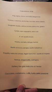 Carte du Ristorante Laite à Sappada