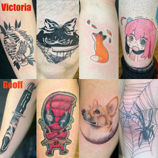 Explore moon phase tattoo ideas, creative tattoo ideas in Wheeling, available at SPFX Tattoo