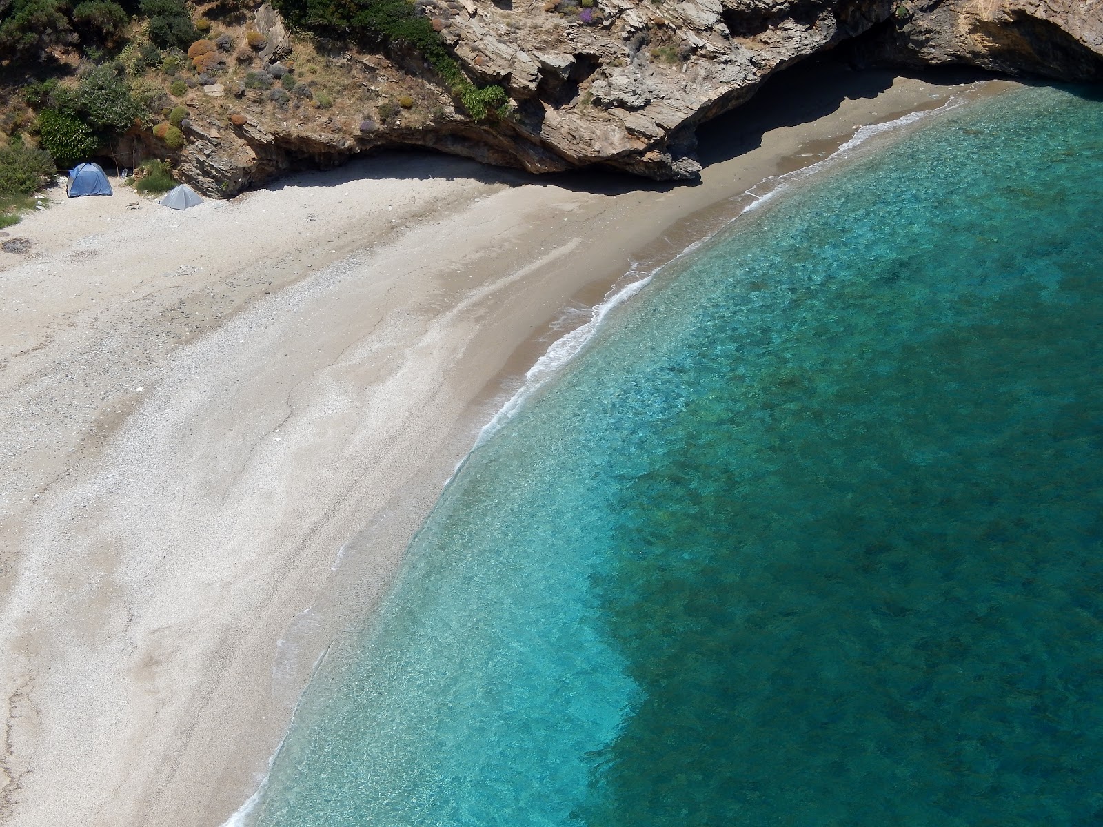 Zdjęcie Agios Dimitrios beach z poziomem czystości wysoki