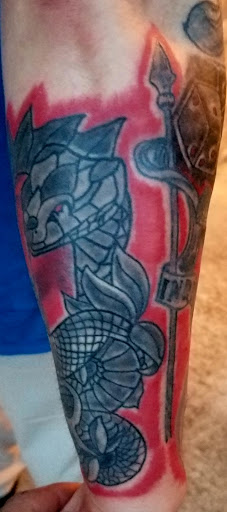 Explore polynesian sleeve tattoo ideas, creative tattoo ideas in Meridian, available at SK-Tattoo1