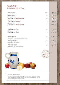 Gaststätte Zum Steigkopf à Heppenheim menu