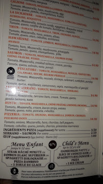 La Trattoria - Pizzeria des Arceaux à Biarritz menu