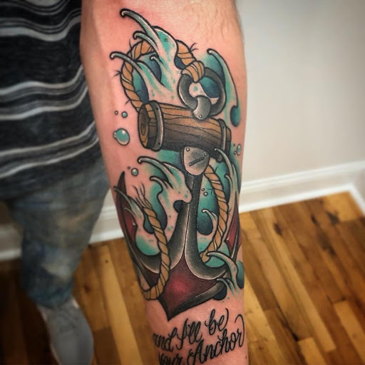 Explore black bird tattoo ideas, creative tattoo ideas in Kansas City, available at Golden Stag Tattoo and Gallery