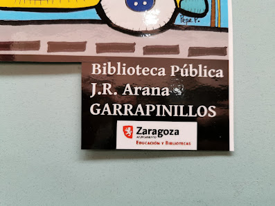 Biblioteca Pública Municipal de Garrapinillos “José Ramón Arana”. Centro Cívico Antonio Beltrán, 50190 Garrapinillos, Zaragoza, España