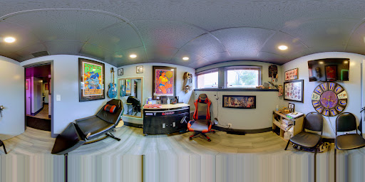 Explore stitched tattoo ideas, creative tattoo ideas in Rockford, available at Euro Tattoo