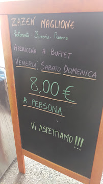 Bar Zazen Maglione à Moncalieri (la carte)