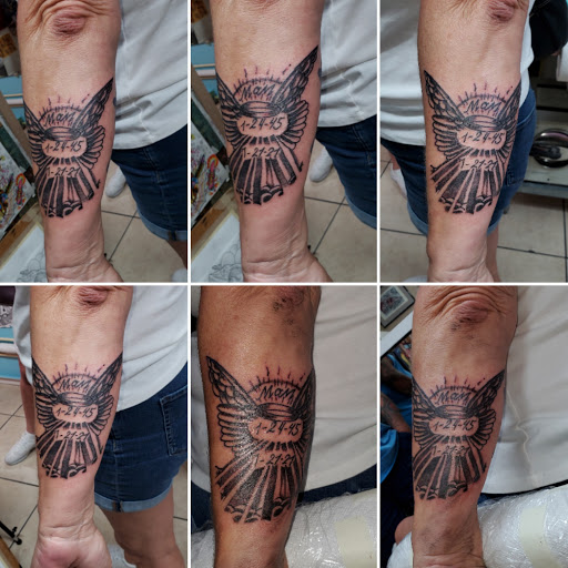 Explore lower leg tattoo ideas, creative tattoo ideas in Englewood, available at The Original Big Daddy Tattoo & Body Piercing est.1997 est.1997