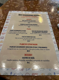 Menu / carte de La Côte et l'Arête - Restaurant, brasserie, bar à vin - Convivial, chic et chaleureux à Issy-les-Moulineaux