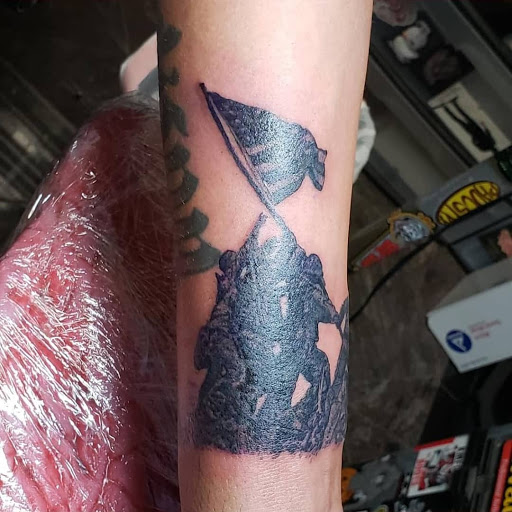 Explore fire dept tattoo ideas, creative tattoo ideas in Lagrangeville, available at Black Cherry Tattoo Studio NY