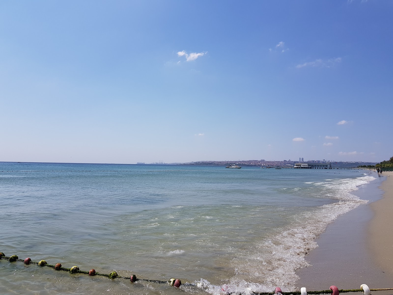 Zdjęcie Plaża Florya Gunes z przestronna plaża