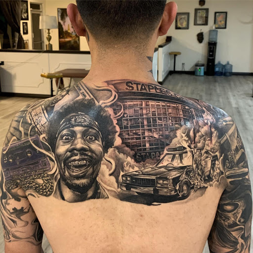 Explore badass tattoo ideas, creative tattoo ideas in Edgewood, available at Evolved Body Arts