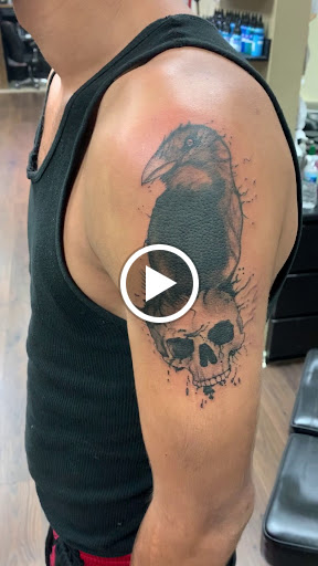 Explore chest tattoos for men ideas, creative tattoo ideas in Bridgeview, available at MarcD Up Tattoo & Piercing Studio