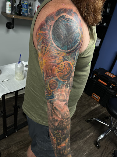 Explore partners name tattoo ideas, creative tattoo ideas in Knoxville, available at Mythical Markings Tattoo Studio