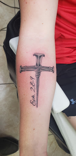 Explore name face tattoo ideas, creative tattoo ideas in Phenix City, available at Skin Traditions Tattoo Studio