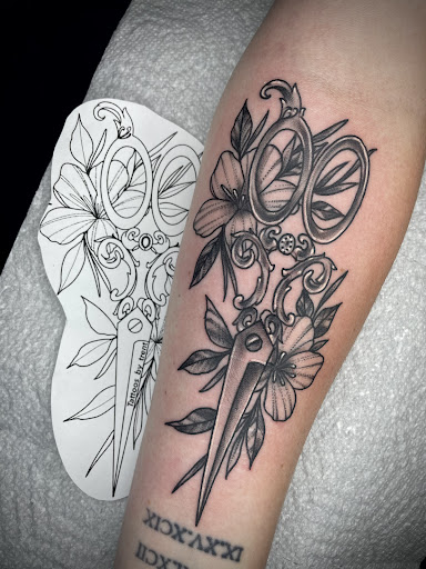 Explore gladiator tattoo ideas, creative tattoo ideas in Lakeview, available at Backwoods Tattoo Studio