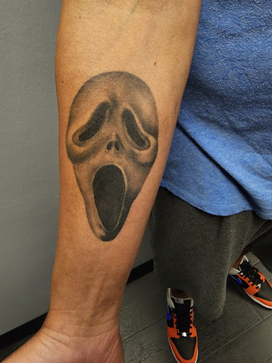 Explore upper arm tattoo ideas for females, creative tattoo ideas in Arlington, available at The Chosen One Ink