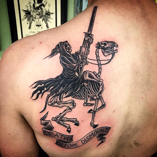 Explore eiffel tower tattoo ideas, creative tattoo ideas in Twentynine Palms, available at Hilltop Tattoo Company