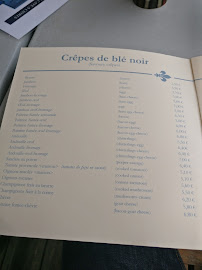 Crêperie Crêperie de l'Abri à Combrit (la carte)