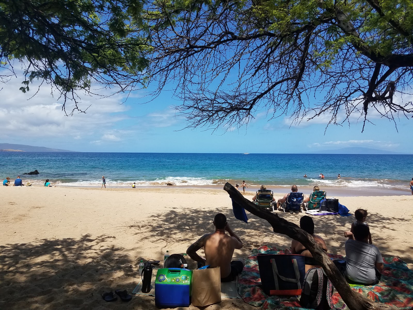 Foto von Palauea Beach und die siedlung