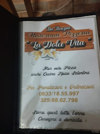 La Dolce Vita Ristorante - Pizzeria à Torre Lapillo menu