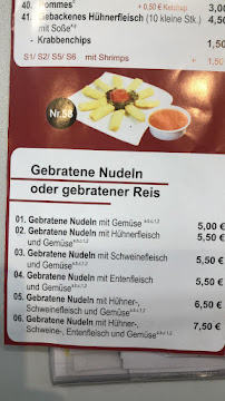 Saigon Imbiss à Artern carte