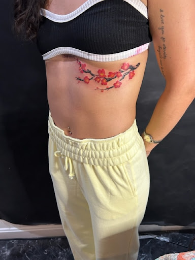 Explore swimming tattoo ideas, creative tattoo ideas in Nashua, available at Mayhem Ink Tattoo