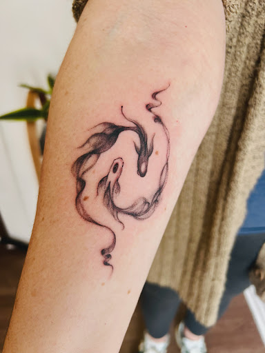 Explore simple pokemon tattoo ideas, creative tattoo ideas in Montrose, available at The Story Blossom Tattoo Studio