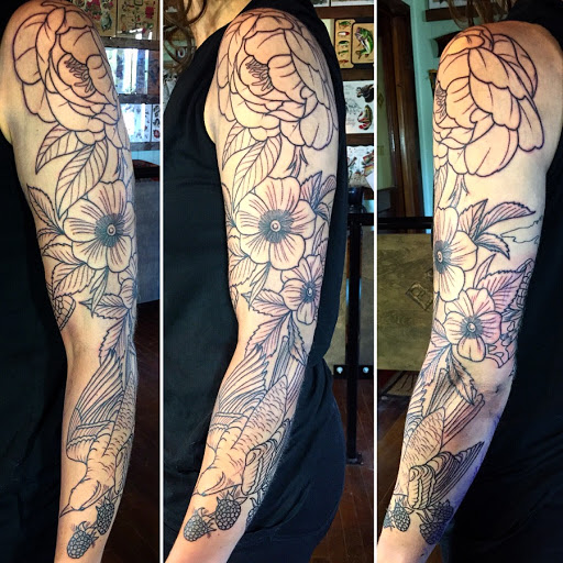 Explore couple small tattoo ideas, creative tattoo ideas in Houghton, available at Bramble & Stag Tattoo Parlour