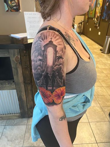 Explore donnie darko tattoo ideas, creative tattoo ideas in Baraboo, available at Gold Leaf Tattoo Collective and Art Gallery