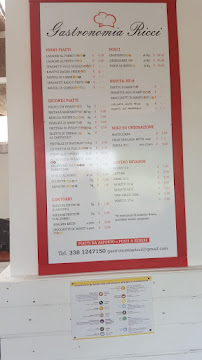 Gastronomia Ricci à Massa menu