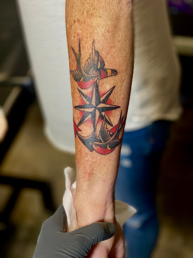 Explore until we meet again tattoo ideas, creative tattoo ideas in Pasadena, available at Lucky Duck Tattoo And Piercing