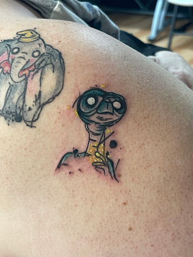 Explore alt tattoo ideas, creative tattoo ideas in Benton, available at Spectrum Tattoo