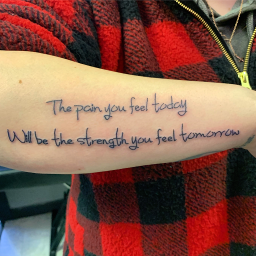 Explore tattoo ideas for dead dog, creative tattoo ideas in Hudson Falls, available at ALTERED ADDICTION TATTOOS