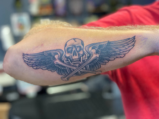 Explore greece tattoo ideas, creative tattoo ideas in Port Saint Lucie, available at Nevermore Tattoo studio