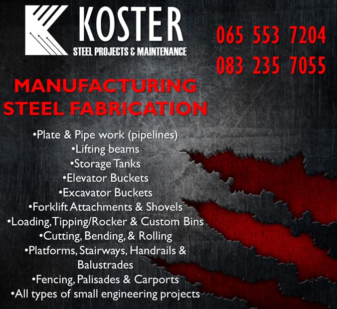 Koster Steel Projects and Maintenace