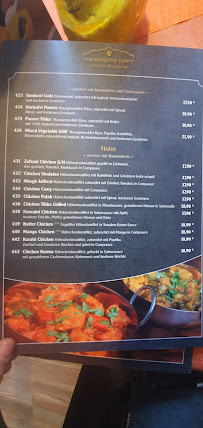Maharadscha Palace à Binz menu