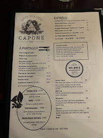 Café Café Capone à Paris (la carte)