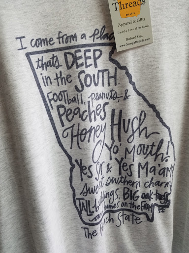 Gift Shop «GEORGIA THREADS Apparel and Gifts», reviews and photos, 98 E Main St NE, Buford, GA 30518, USA