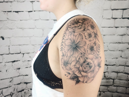 Explore tattoo ideas twins, creative tattoo ideas in Batavia, available at The Pretty Pin-Up Tattoo Parlor