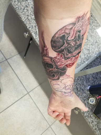 Explore fallen angel tattoo ideas, creative tattoo ideas in Gulfport, available at Jack & Dianes Tattoo