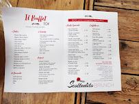 Menu / carte de Scottadito à Cesena