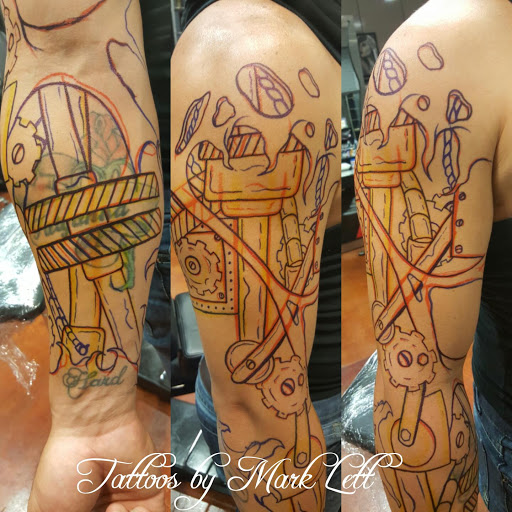 Explore men forearm tattoo ideas, creative tattoo ideas in Saint Petersburg, available at Edens Apple Tattoos and Piercings