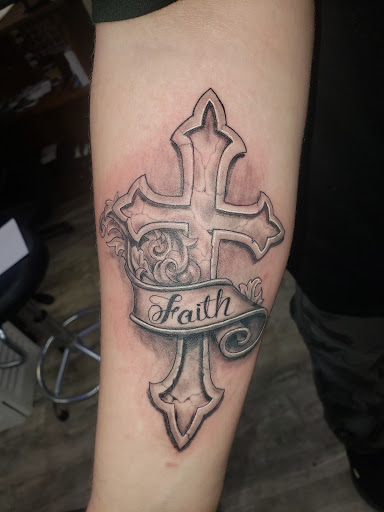 Explore tattoo ideas for a submissive, creative tattoo ideas in Linn Creek, available at Hillard Skillard Tattoos, LLC.