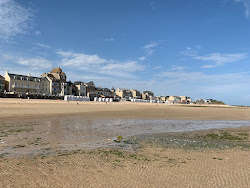 Photo de Saint Aubin sur Mer Beach avec rivage droit, long