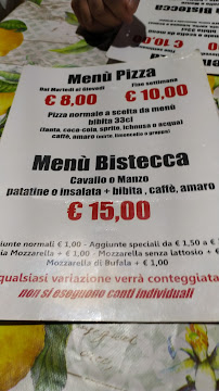 Carte du Hollywood pizzeria à Cagliari